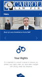 Mobile Screenshot of carrolllawfirm.net