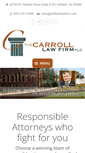 Mobile Screenshot of carrolllawfirm.com